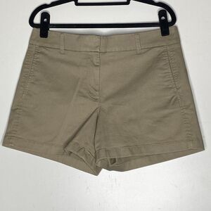 New J. Crew 4" Stretch Chino Short Women's Size 8
